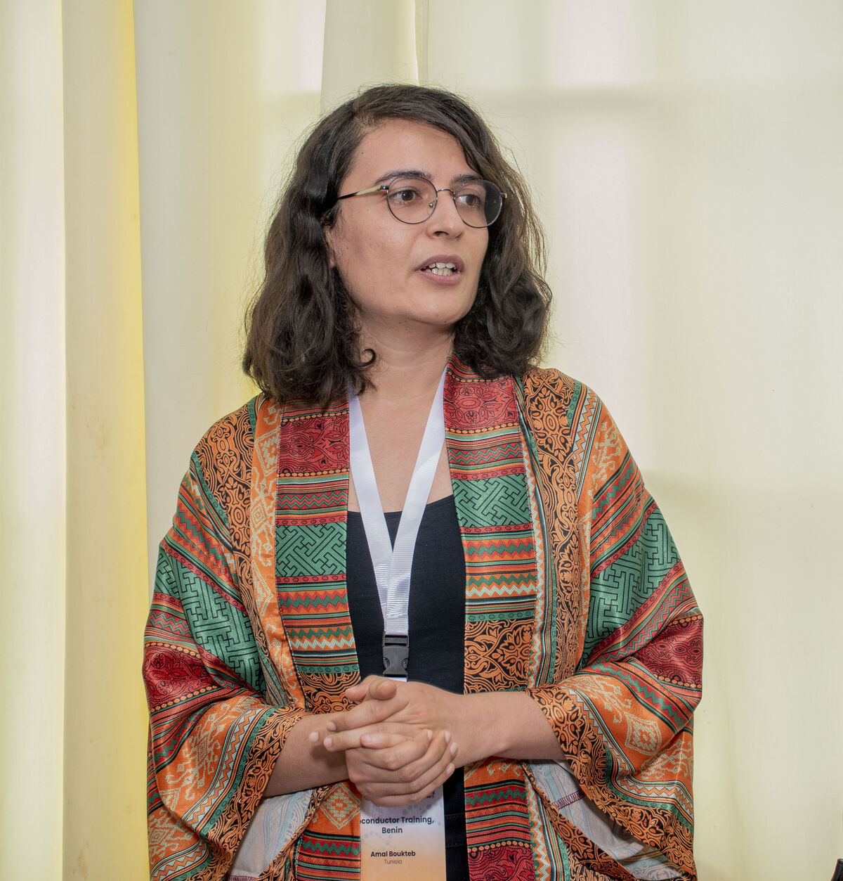 Dr Amal Boukteb teaching